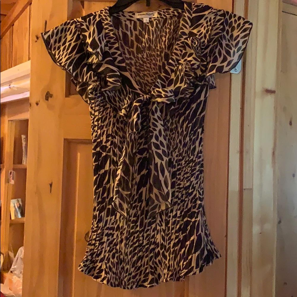 Leopard print blouse